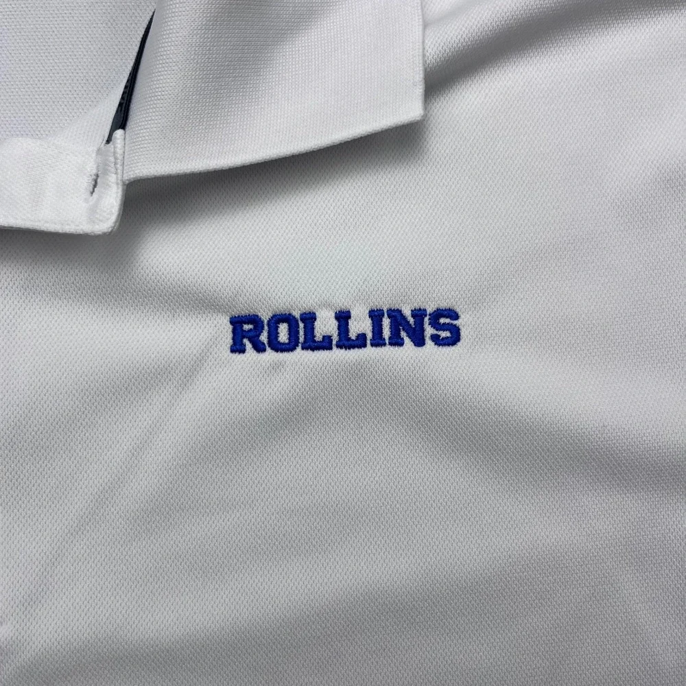 Nike Rollins Dri-FIT Golf Performance White Polo Shirt